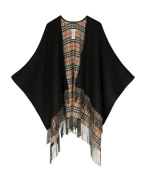 burberry cape black lyst|Burberry Capes in Black .